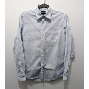 Gap Slim Fit Checked Long Sleeve Button Up Shirt Men's Size XS